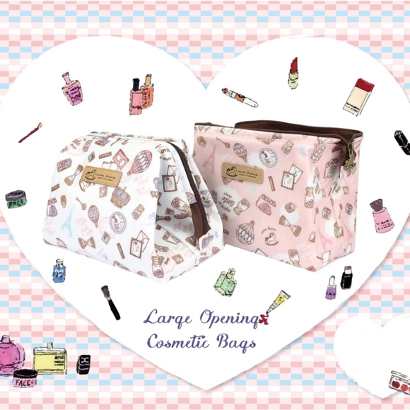 Waterproof Corgi Large Opening Makeup Cosmetic Bag - Picture 7 of 15